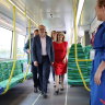 WA Premier Roger Cook, Prime Minister Anthony Albanese, Federal Infrastructure Catherine King and Transport Minister Rita Saffioti opened the five new Metronet stations on Sunday morning.