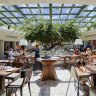 Olympus Dining’s retractable oculus glass ceiling looks like it came off the set of Dr. No.