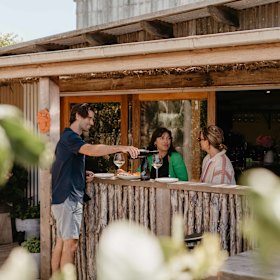 Outside the Balnarring winery.