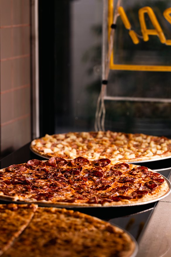 A selection of the New York-style pies available.