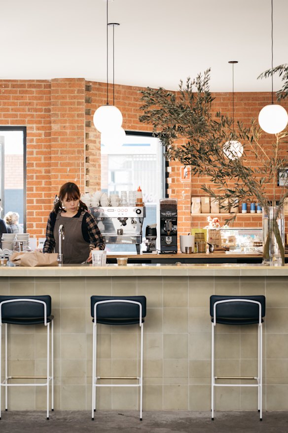 Inside the Brunswick East cafe.