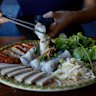 Banh cuon at VN Street Foods.