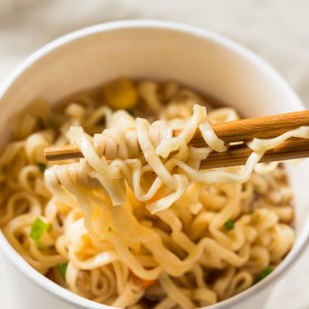 Poh’s guilty pleasure? Two-minute noodles.