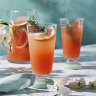 RecipeTin Eats’ grapefruit and rosemary spritzer.