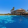 Poolside at Moonlight Bay.