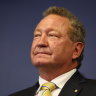 Andrew “Twiggy” Forrest, the chairman and biggest shareholder of iron ore miner Fortescue Metals Group, is embarking on a major push into clean energy.