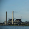 On the way out: AGL's coal-fired power plants in the Hunter Valley, Liddell (foreground) and Baywater, are slated to close in 2023 and 2035, respectively.