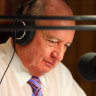 Alan Jones has ‘no immediate plans’ to return to Australia to resume on-air role