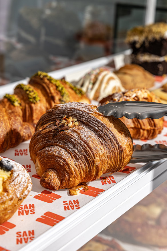 Pastries and cookies. 