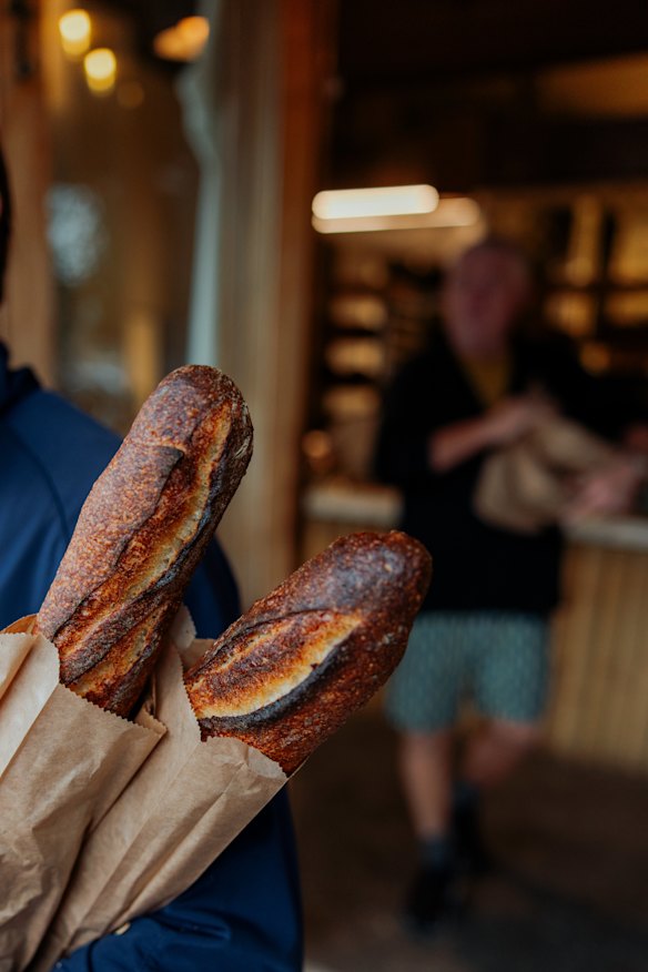 Sourdough baguettes.