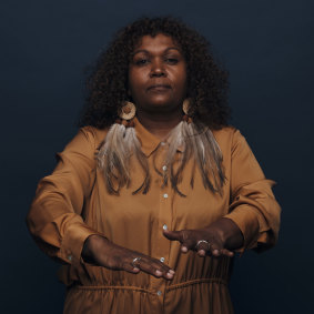 Emma Donovan joins a tribute to Archie Roach at St Kilda Festival’s First Peoples First program on Saturday.