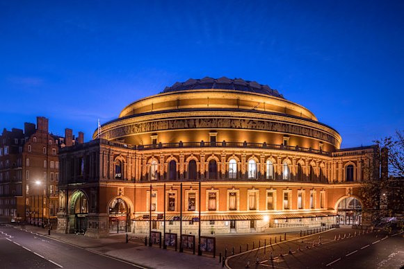Setting for the Proms, London’s landmark Royal Albert Hall.