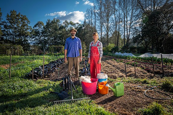 Two members of the Kangaroo Valley community in The Valley.