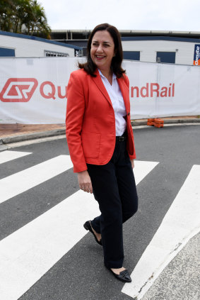 Ms Palaszczuk said the extra stations would add more than 3100 peak-hour seats for commuters.