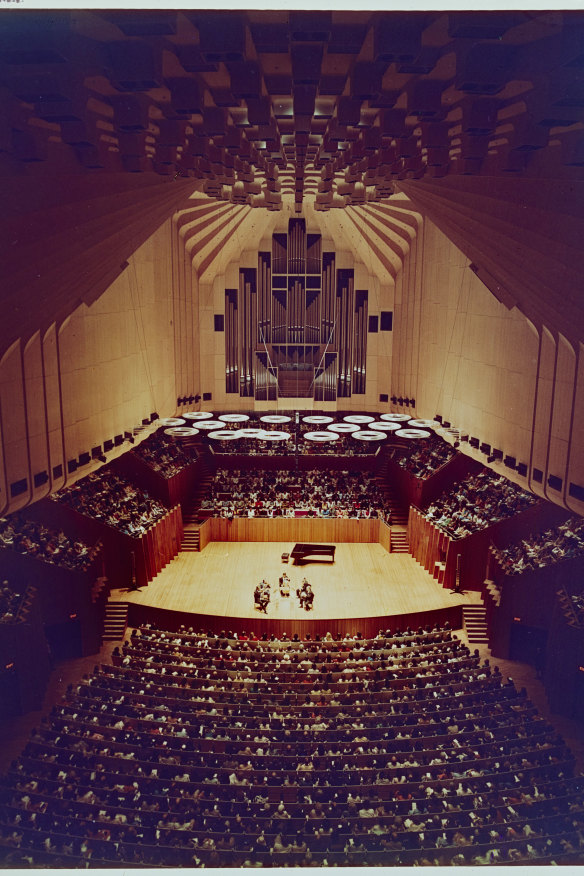 Musica Viva’s performance in the Concert Hall in 1973.
