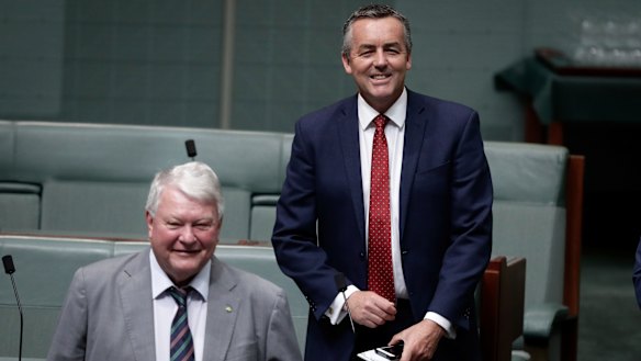 Nationals MPs Ken O'Dowd and Darren Chester.