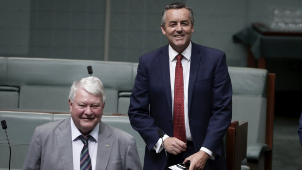 Nationals MPs Ken O'Dowd and Darren Chester.