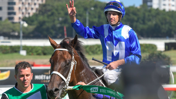 Winning pair: Hugh Bowman and Winx, who team up in Saturday's George Ryder Stakes.