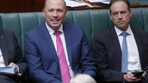 Of course, it's possible Greg Hunt (right) was not watching what his fingers were doing on Twitter.