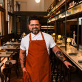 Chef Alejandro Saravia in his new Sydney restaurant, Morena.