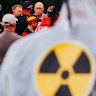 Dutton’s campaign stop in Sanctuary Point, NSW – in the seat of Gilmore – was interrupted by anti-nuclear protesters.