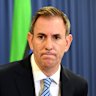 Australian Treasurer Jim Chalmers speaks to the media after the release of the inflation data during a press conference in Brisbane, Wednesday, February 25, 2026.