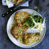Neil Perry’s chicken Kiev with garlic butter. Or should that be chicken Kyiv?