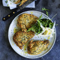Neil Perry’s chicken Kiev with garlic butter. Or should that be chicken Kyiv?