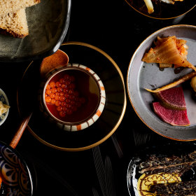 A kaiseki feast.