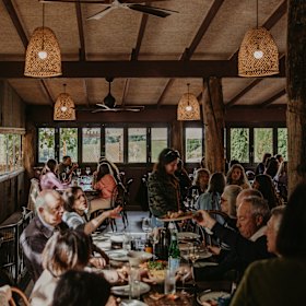 Warm tones dominate the La Baracca dining space at the revamped T’Gallant.