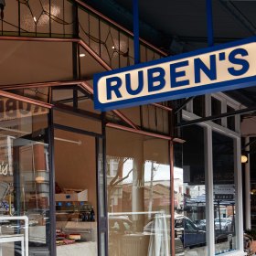Outside Ruben’s.