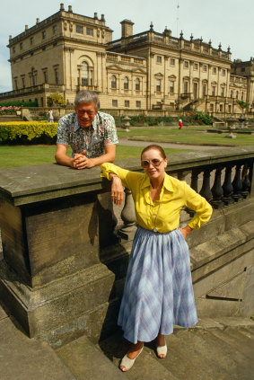 Lord and Lady Harewood at Harewood House in Yorkshire.