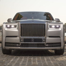 One of the cars seized by the AFP was a Rolls Royce Phantom.