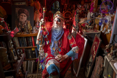 ‘I just do what I do’: Baba Desi, the Belgrave Wizard, is a much-loved identity in the Dandenong Ranges.