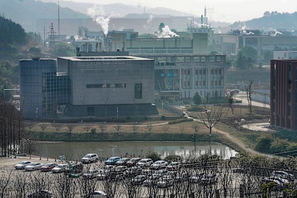 A view of the P4 lab inside the Wuhan Institute of Virology after a visit by the World Health Organisation team in 2021.
