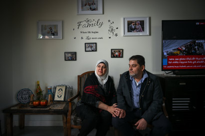 Gaza-born Australians Hussien and Reem Sabawi.