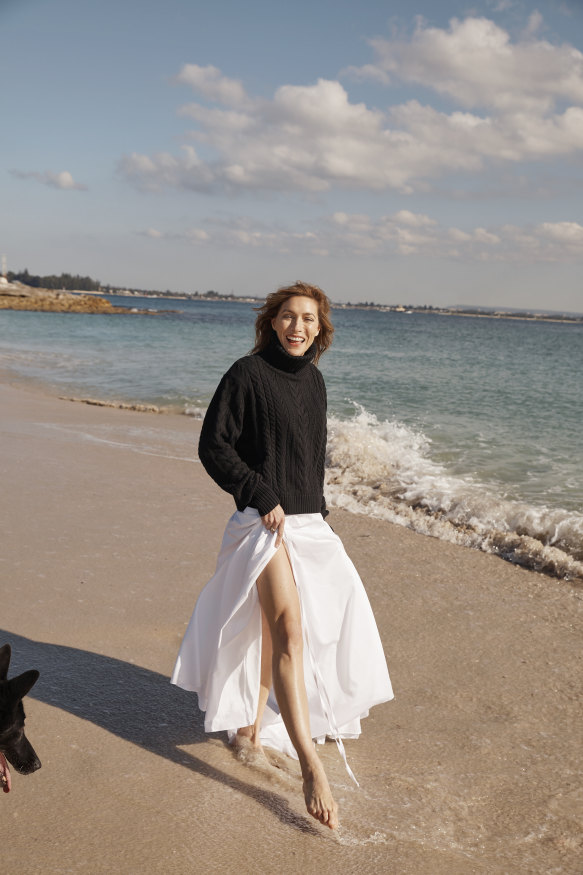 Venroy jumper. Michael Lo Sordo skirt from Net-a-Porter. 