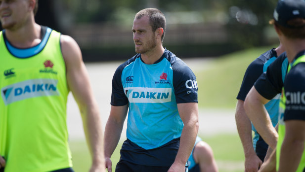 Newcomer: Mick Snowden has been called in as an emergency replacement for the Waratahs. 