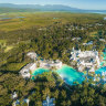 That long beach and the Sheraton Grand Mirage Port Douglas.