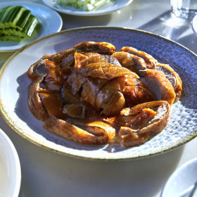 Roast duck.
