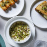Bayti’s mahalabia milk pudding.