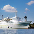 The SS Rotterdam is the former flagship of the Holland America Line.