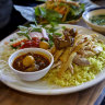 Hoi An-style chicken rice (com ga), the house signature at Com Ga Ba Nga Hoi An.