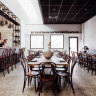 The dining room at Lamshed’s in Yarralumla.