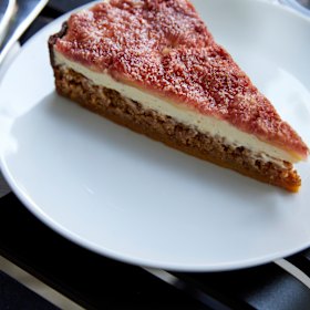 Fig and frangipane tart.