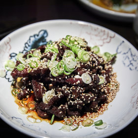 Beef noodles.
