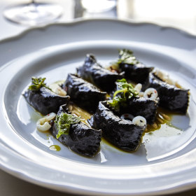Lobster agnolotti.