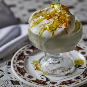 “Dad’s olive oil” gelato.