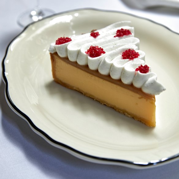 Key lime pie at Eleven Barrack.