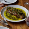 Go-to dish: Steak with chimichurri.